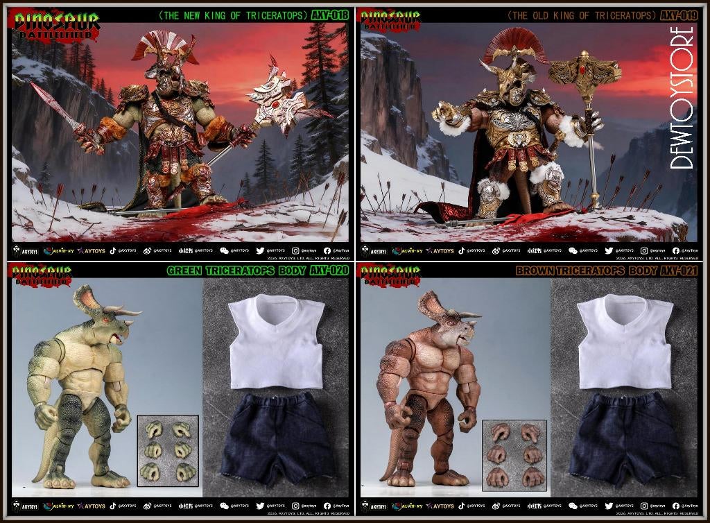 [Pre-order] AXYToys AXY Toys - Dinosaur Battlefield, Verzamelen, Poppetjes en Figuurtjes, Verzenden, Nieuw
