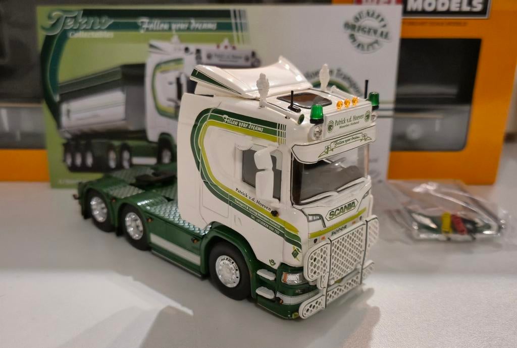 Tekno Scania Next Gen R530 Patrick van den Hoeven, Hobby en Vrije tijd, Modelauto's | 1:50, Ophalen of Verzenden, Nieuw, Bus of Vrachtwagen