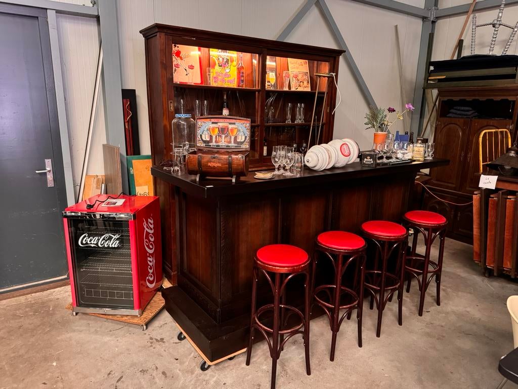 Huisbar thuisbar barretje toog kroeg bar mancave café, Ophalen of Verzenden, Gebruikt