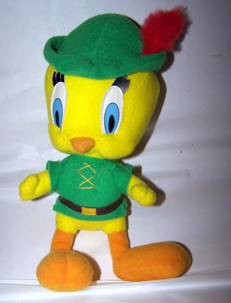 Vintage Looney Tunes Tweetie Robin Hood knuffel. Zeldzaam., Ophalen of Verzenden, Zo goed als nieuw