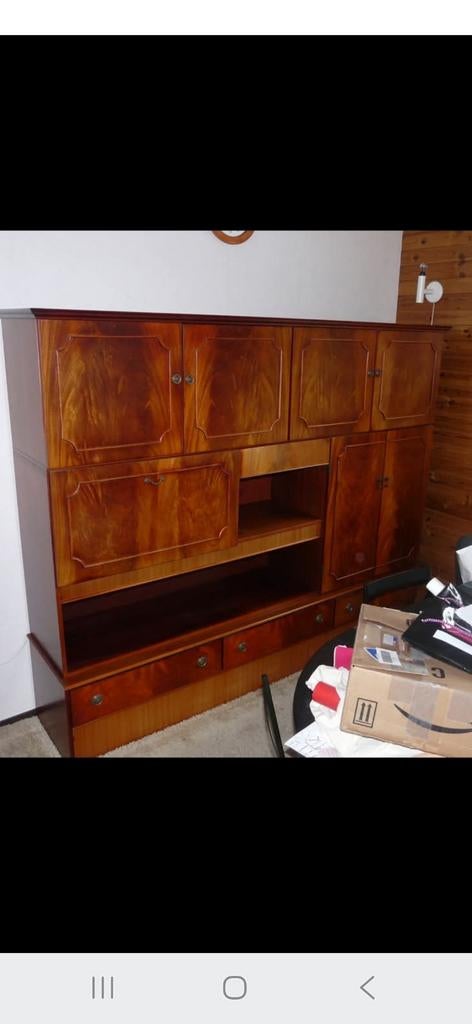 Kamerkast, Huis en Inrichting, Kasten | Buffetkasten, Ophalen, 25 tot 50 cm, Kersenhout, 150 tot 200 cm