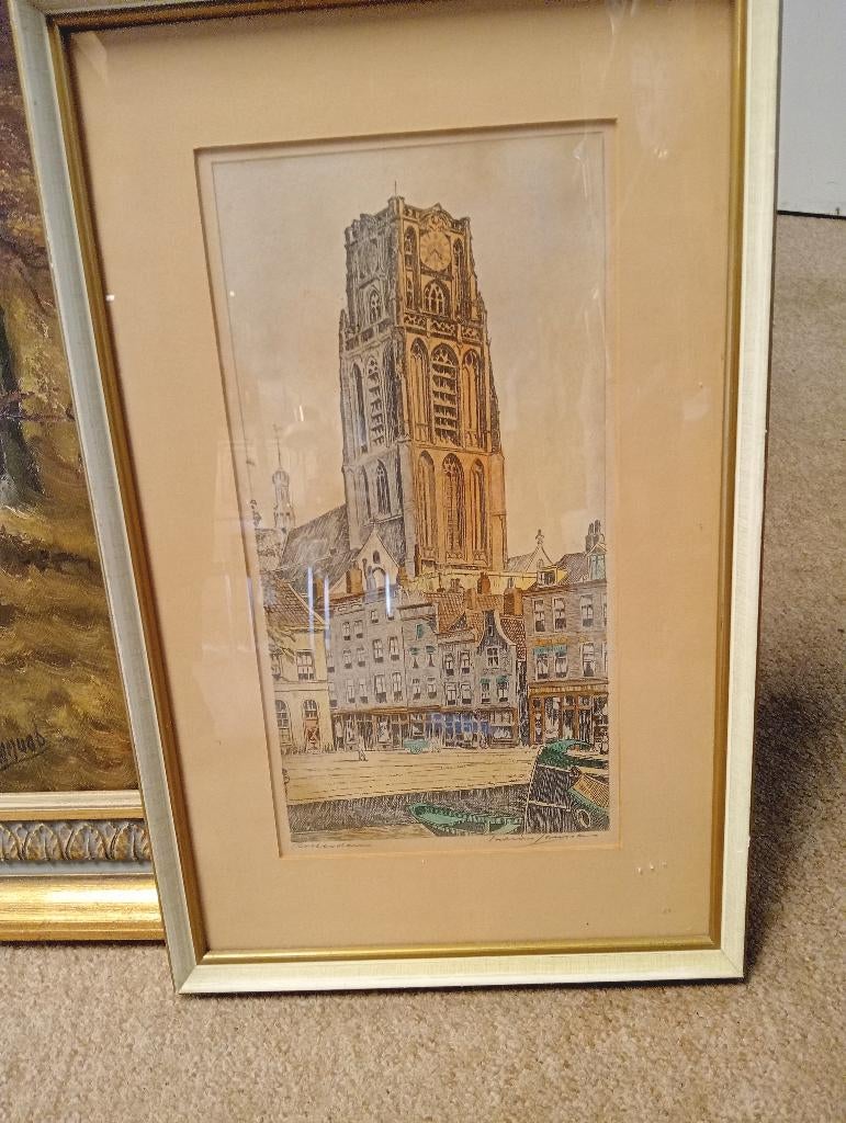 Marius Janssen.- kleurenets!, Antiek en Kunst, Kunst | Etsen en Gravures, Ophalen of Verzenden