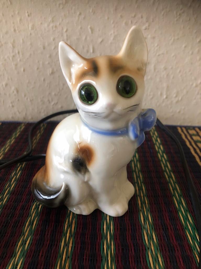 Kattenlampje/parfumlampje Goebel, Ophalen of Verzenden, Zo goed als nieuw, Minder dan 50 cm