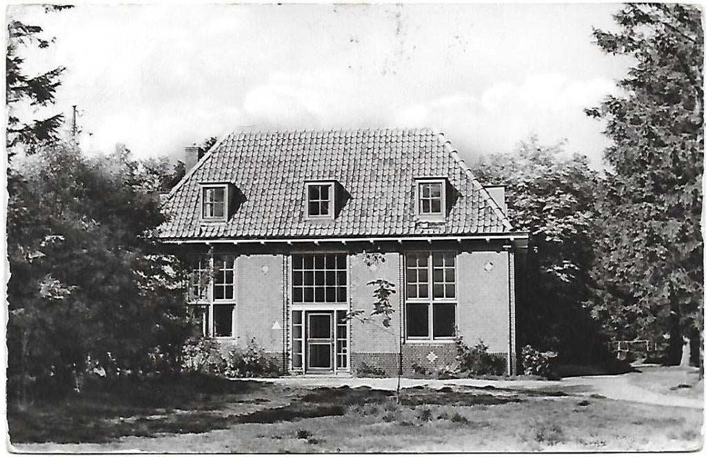 Soest jeugdherberg de heidebloem gelopen ansichtkaart a1954, Ophalen of Verzenden, 1960 tot 1980, Gelopen, Utrecht