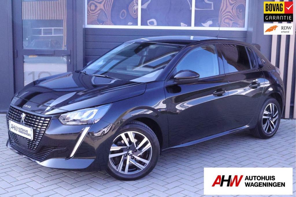 Peugeot 208 1.2 Puretech 100pk Eat8 2021 Zwart, Stof, 100 pk, Zwart, Geïmporteerd