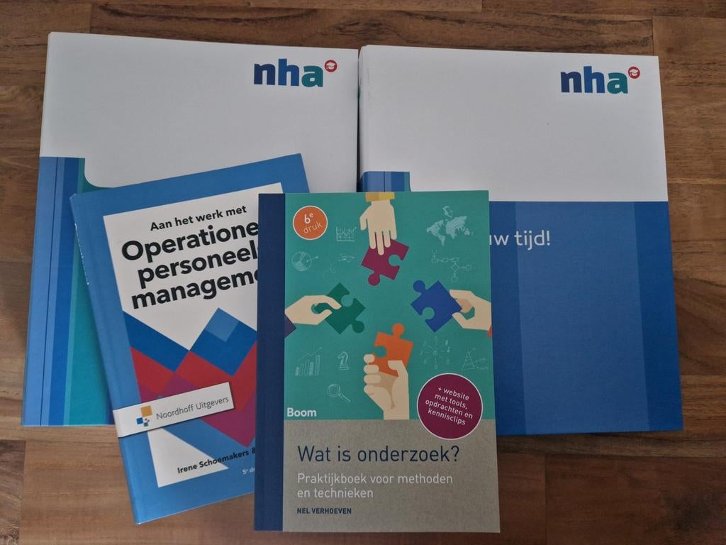 NHA studie Bedrijfskunde met HRM - Nieuw en compleet, Ophalen of Verzenden, Nieuw