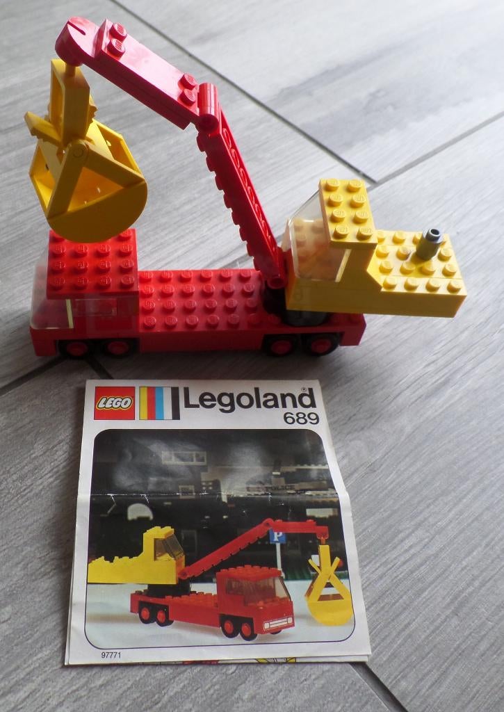 Vintage Lego Legoland 689, Gebruikt, Lego, Compleet, Ophalen of Verzenden