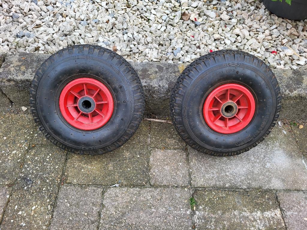 Skelter of steekwagen wielen 3.00 - 4, Ophalen of Verzenden, Zo goed als nieuw, Overige merken