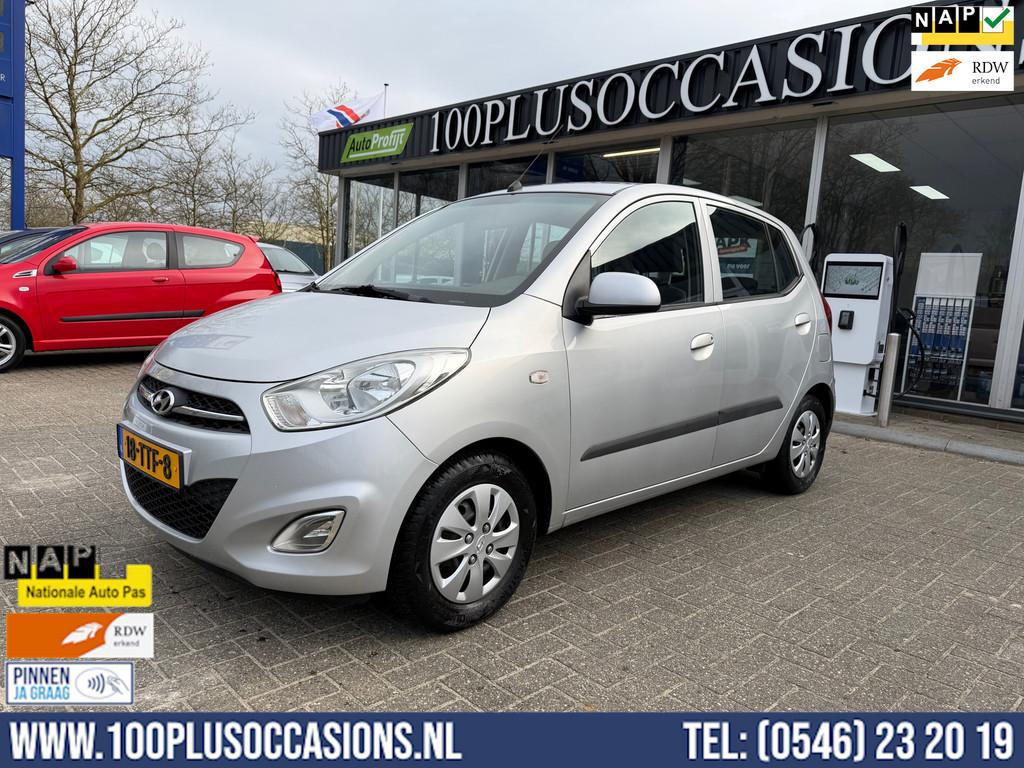 Hyundai I10 1.2 Plus | Volledig onderhouden | Airco | Nette, Voorwielaandrijving, Euro 5, Gebruikt, 31 €/maand