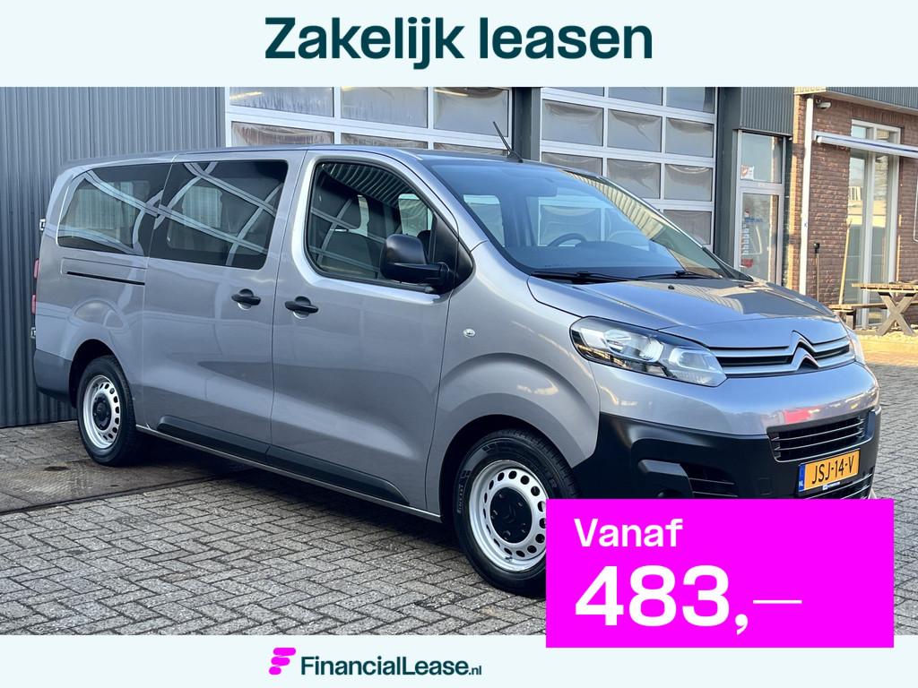 Citroën Jumpy 1.5 BlueHDi XL Marge BTW en BPM vrij! Airco C, Voorwielaandrijving, Stof, Origineel Nederlands, Bedrijf