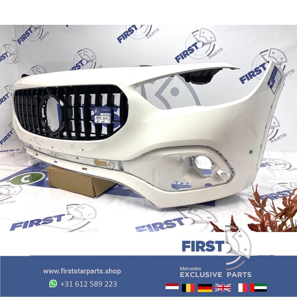H247 VOORBUMPER WIT + GT AMG GRIL ZWART 2018-2022 Mercedes G, Gebruikt, -, Voor, Ophalen of Verzenden