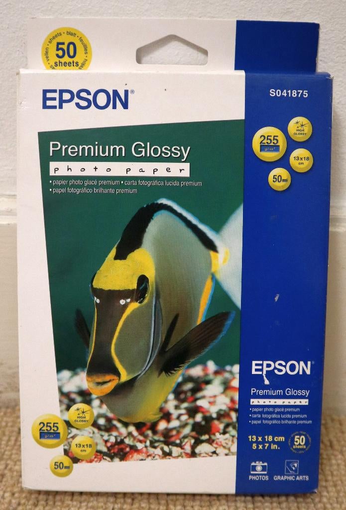3x fotopapier glossy Epson Premium + A4 inkjet, Ophalen, Nieuw