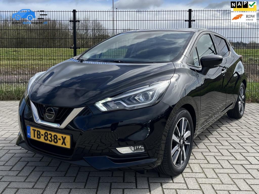 Nissan Micra 0.9 IG-T N-Connecta | NAVI | Camera | Stoelverw, Voorwielaandrijving, 898 cc, 525 kg, Origineel Nederlands