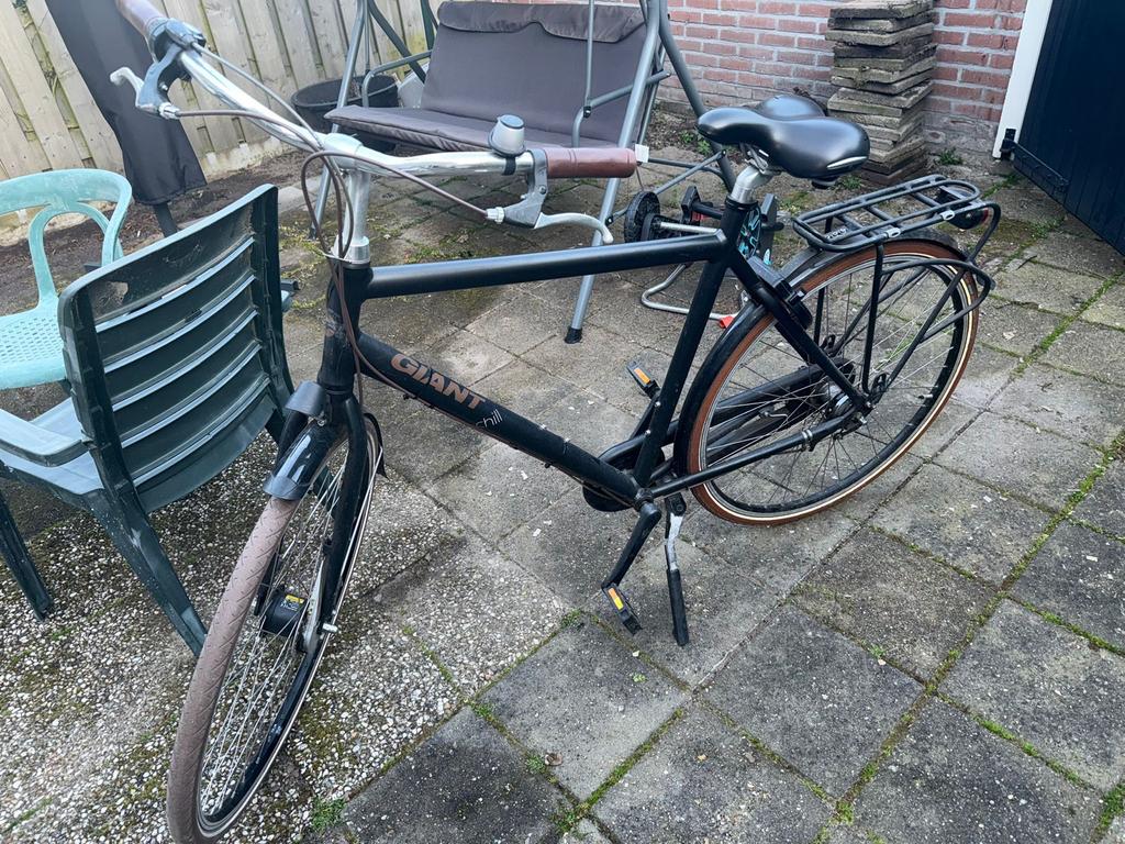 Giant Chill herenfiets, Fietsen en Brommers, Ophalen, Gebruikt, Velgrem, Versnellingen