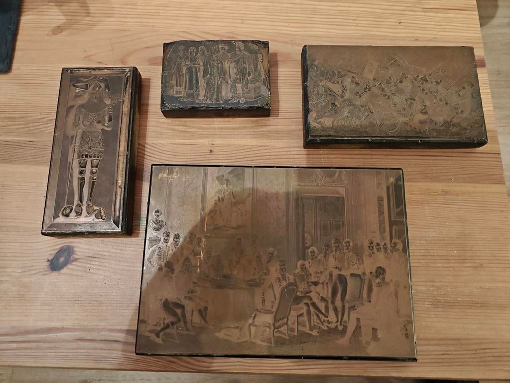 Drukpers platen,, Ophalen of Verzenden