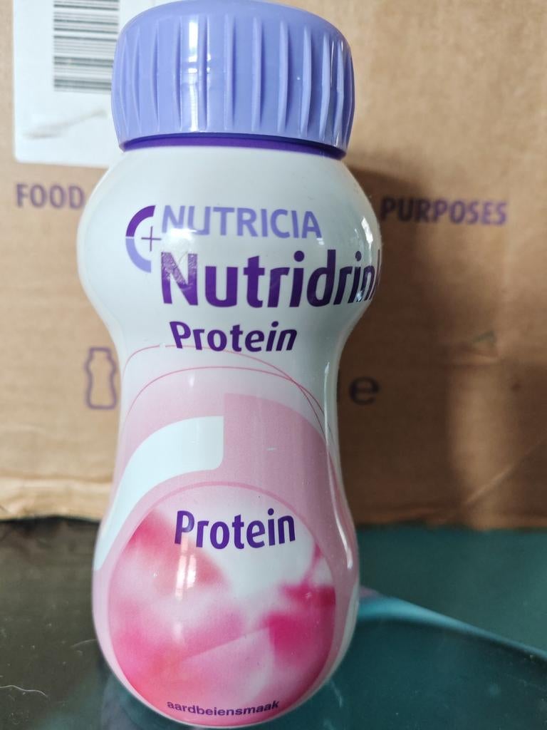 Nutricia. Aardbei. Proteïne drink. 24 flesjes., Diversen, Ophalen of Verzenden