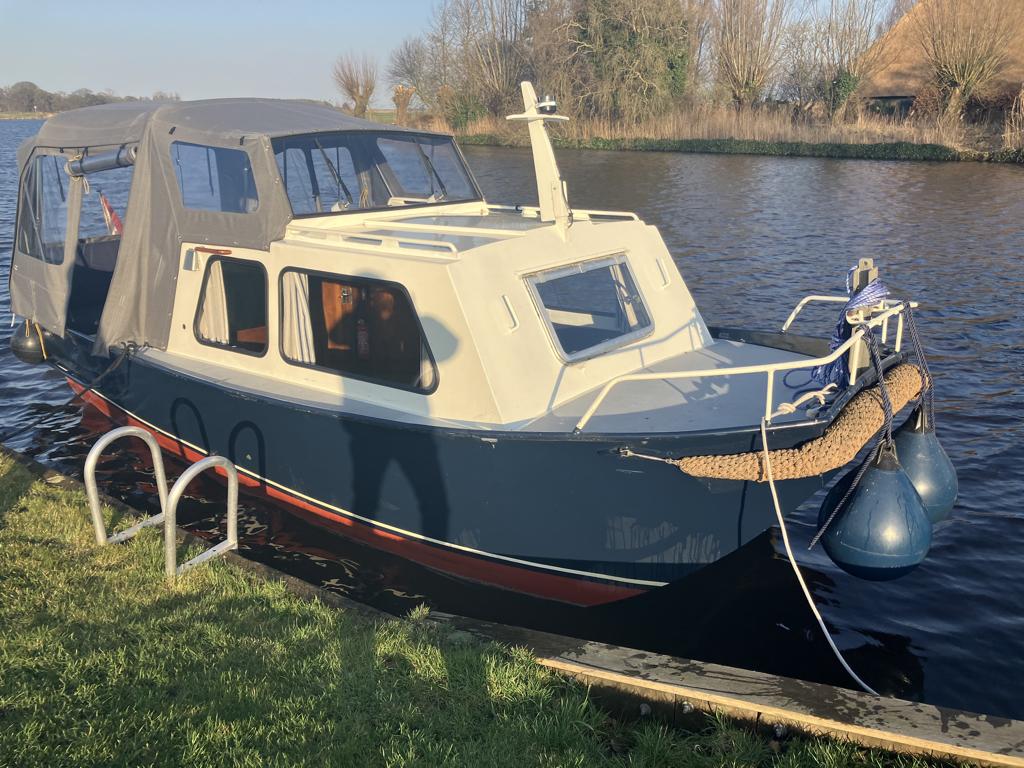 Elektrische Doerak 600, Ophalen, Gebruikt, Staal, Binnenboordmotor