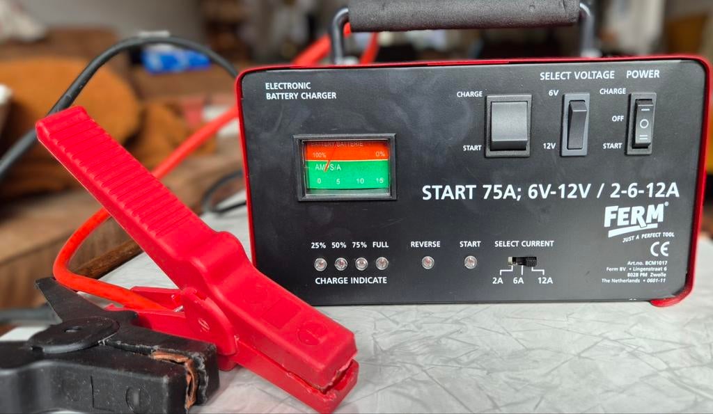 FERM Acculader / Starthulp, Ophalen of Verzenden, Nieuw