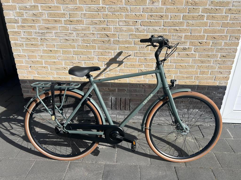 Cortina Foss Licht Groen Herenfiets Z.G.A.N., Ophalen, Versnellingen, Batavus, Zo goed als nieuw