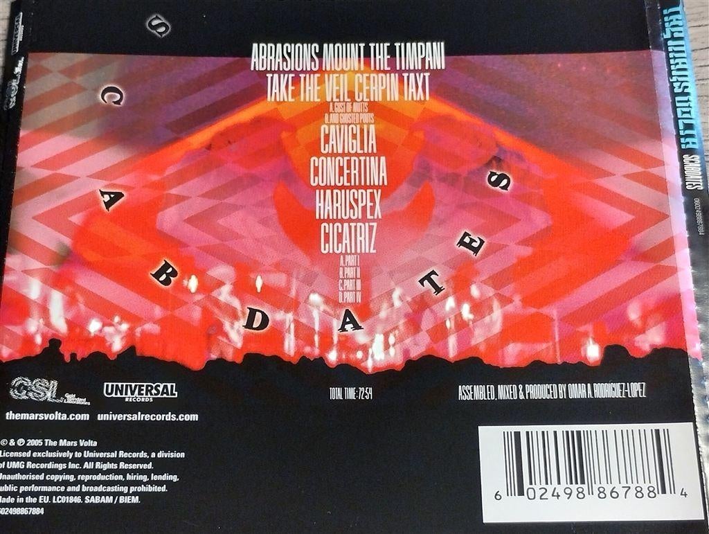 The Mars Volta – Scabdates, Ophalen of Verzenden, Zo goed als nieuw, Poprock