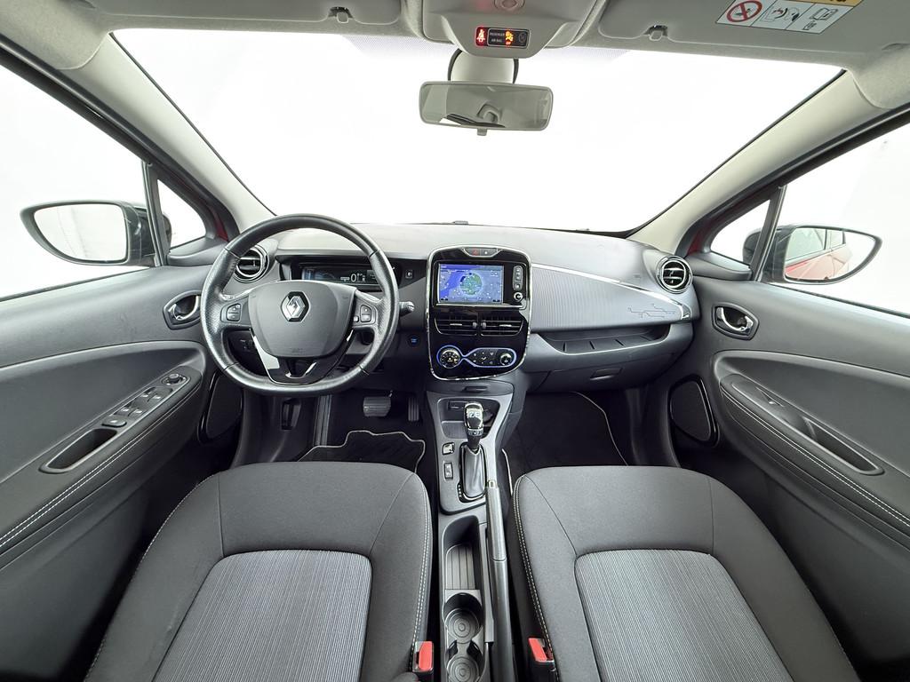Renault ZOE R110 Limited 41kWh Huur Accu Navi Ecc Apple Carp, Stof, Gebruikt, 41 kWh, 100 min