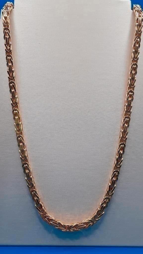 gouden Koningsketting 14kt, Www.bredajuwelier.nl, Nieuw, Ophalen of Verzenden, Www.bredajuwelier.nl