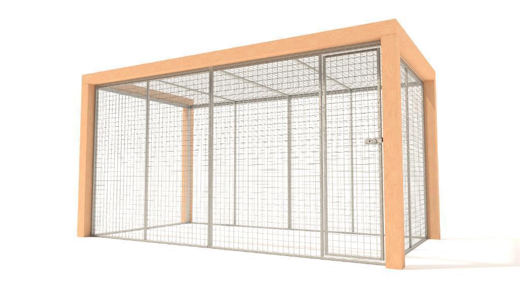 ab768, Dieren en Toebehoren, Vogels | Hokken en Kooien, Ophalen of Verzenden, Nieuw, Hout, Volière