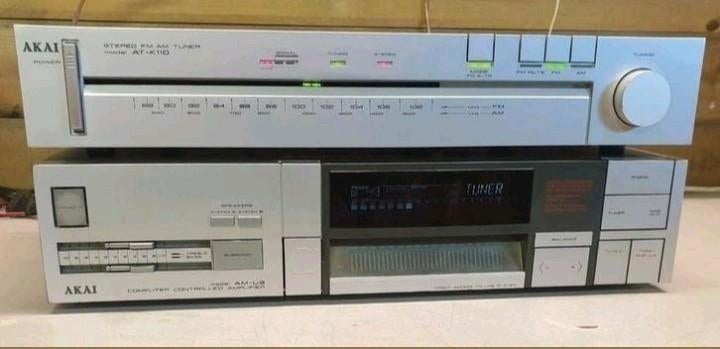 Akai vintage set am-u3 versterker + tuner at-k110, Ophalen of Verzenden, Overige merken