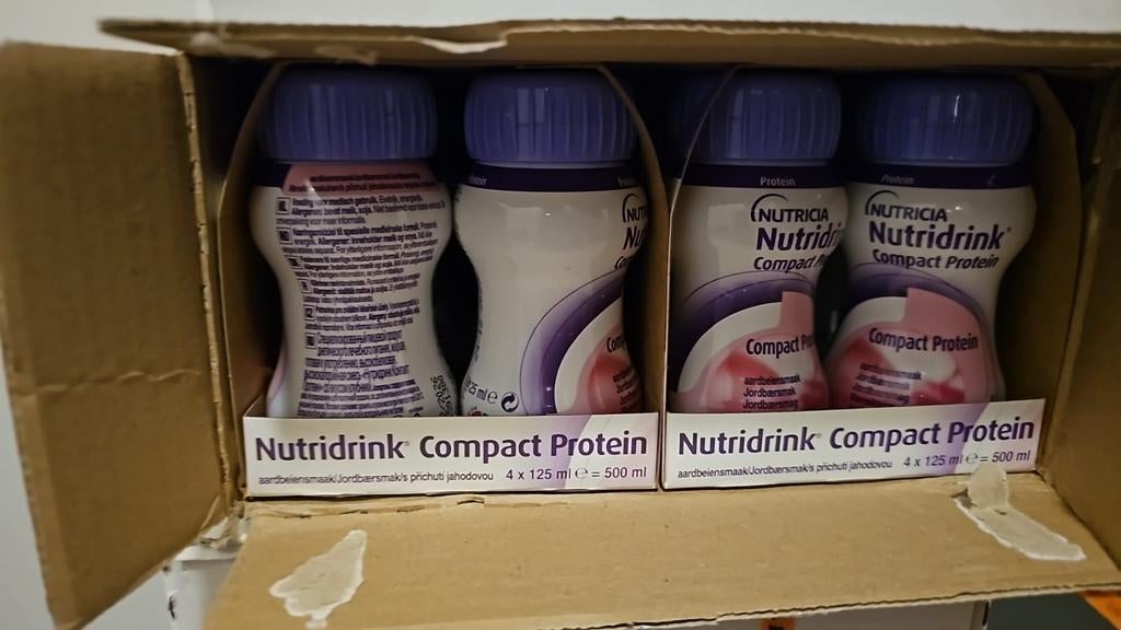 Nutricia nutridrink compact proteïne aardbei, Diversen, Levensmiddelen, Ophalen