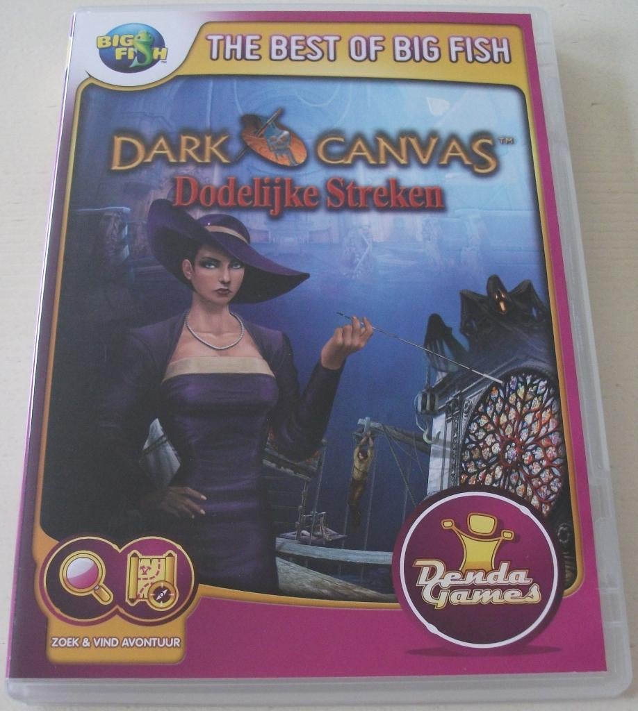 PC Game *** DARK CANVAS *** Dodelijke Streken, Spelcomputers en Games, Games | Pc, Puzzel en Educatief, 1 speler, Ophalen of Verzenden