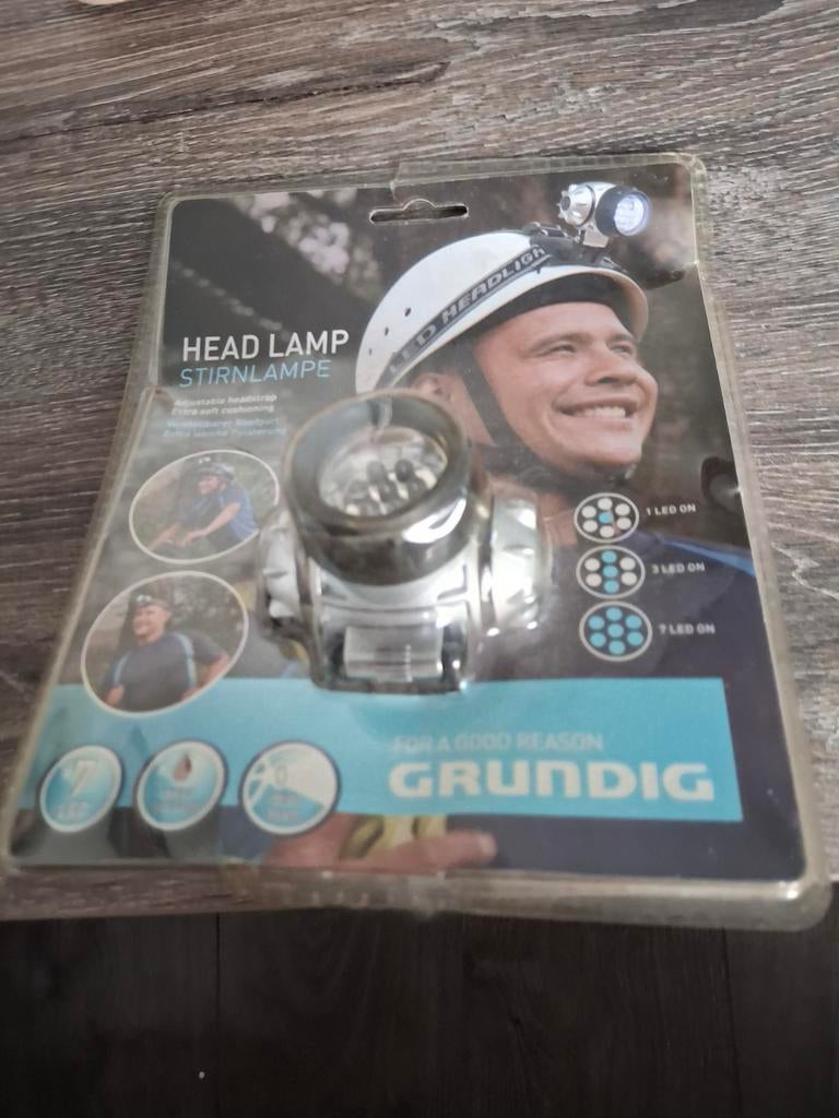Nieuw grundig hoofdlampje, Ophalen of Verzenden, Nieuw