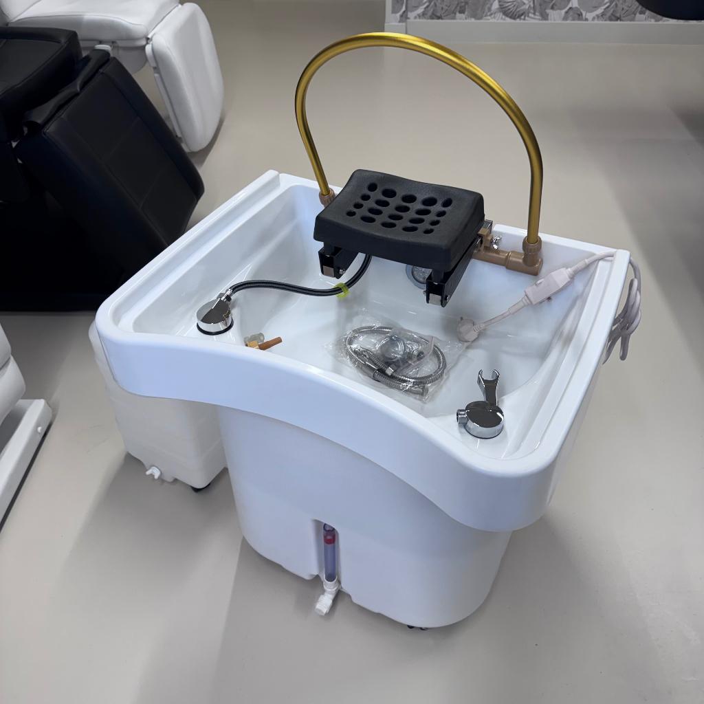 Japanse Headspa spa salon wasunit mobiel kapsalon kapper, Leer, Zwart, Nieuw, Ophalen of Verzenden