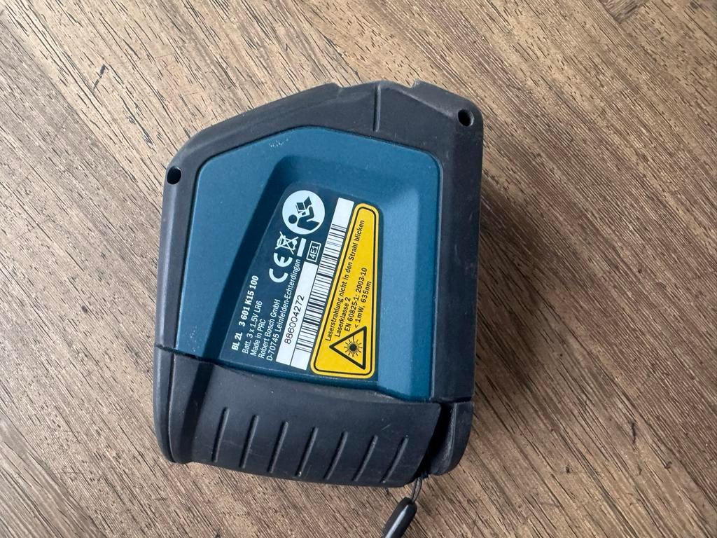 Bosch kruislijnlaser BL 2L met BS 150 statief, Ophalen of Verzenden, Zo goed als nieuw