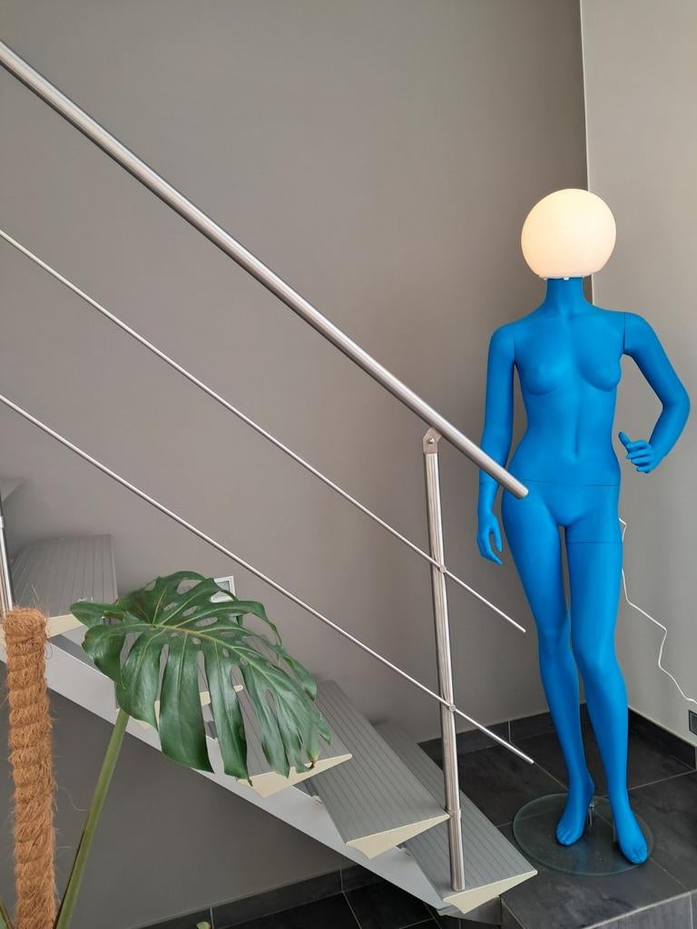 15x kunstzinnige mannequin lampen,torso lamp,paspop, Ophalen of Verzenden