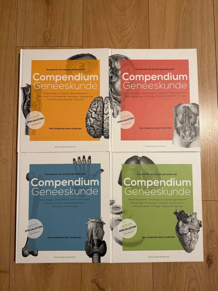 Compendium Geneeskunde - Volledige Set (4 delen), Ophalen of Verzenden, Beta, Zo goed als nieuw, WO