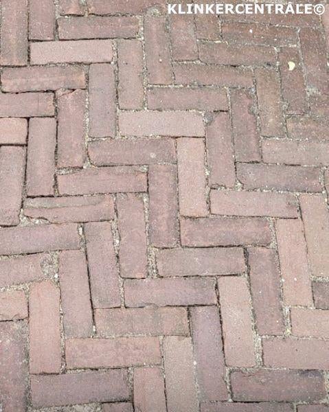 200m2 rood bruin gebakken klinkers dikformaat straatstenen 7