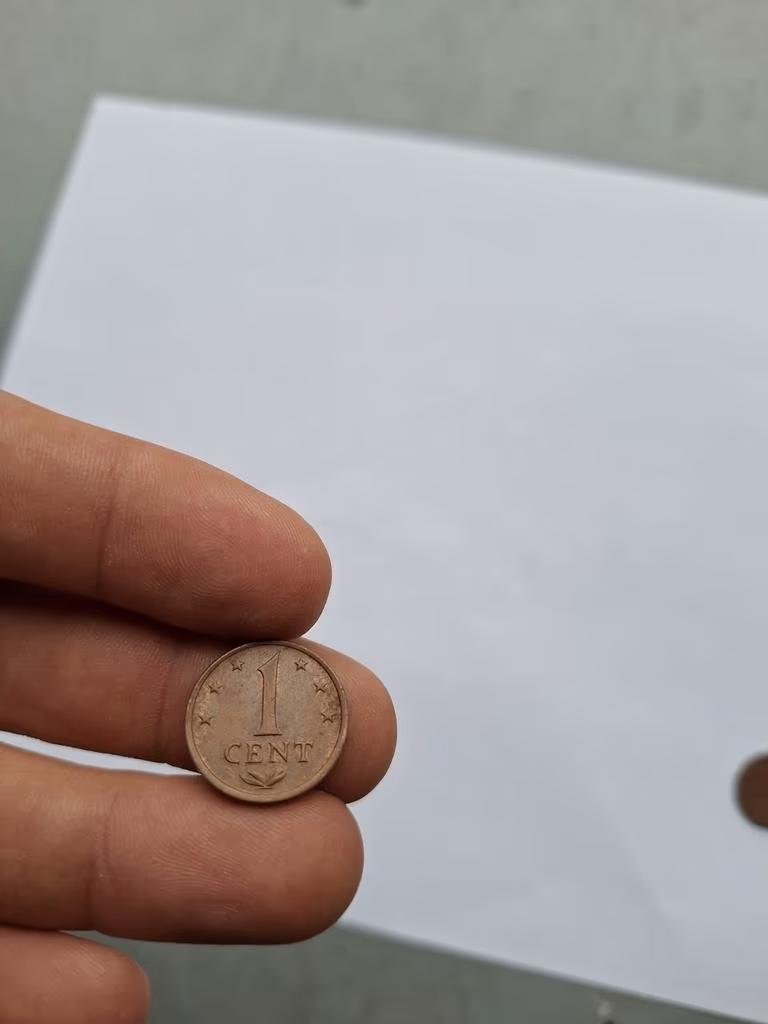 1 cent nederlandse antillen totaal 2350 stuks uit 1976