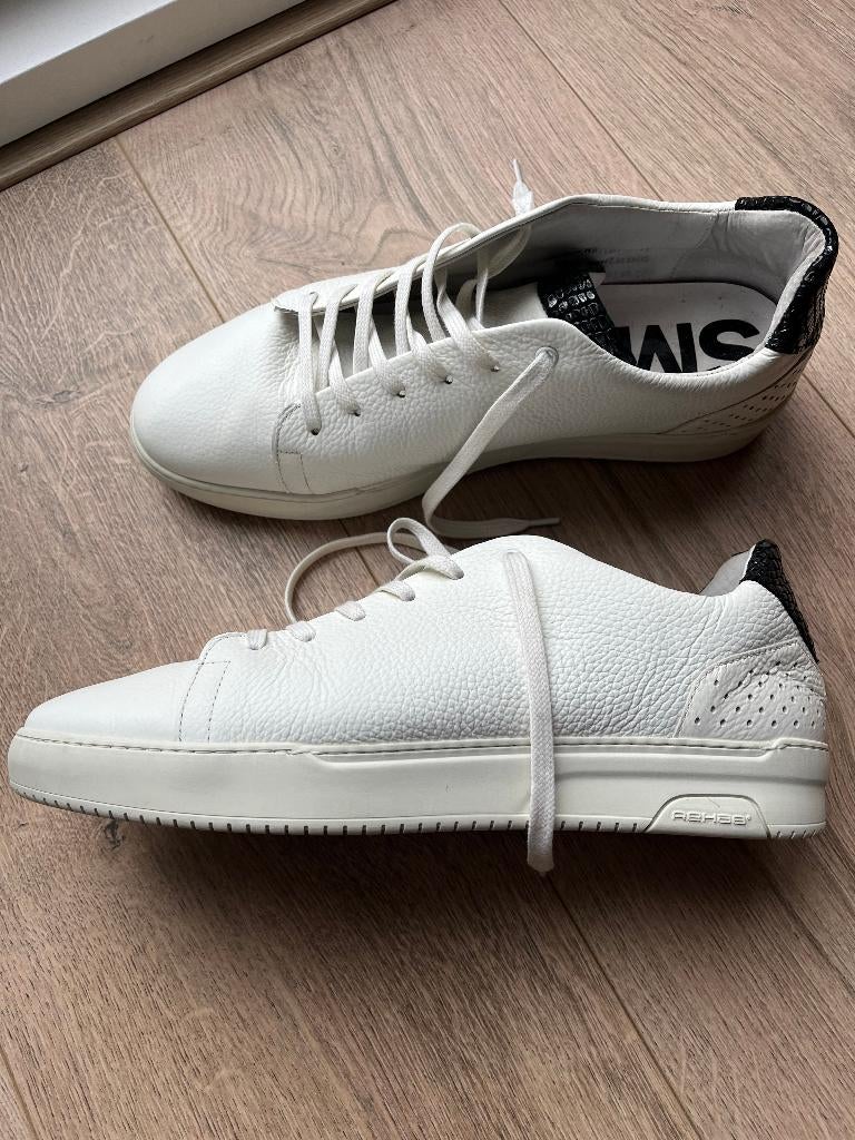 witte sneakers Rehab (limited edition Bas Smit) maat 46, Verzenden, Wit, Nieuw, Sneakers of Gympen