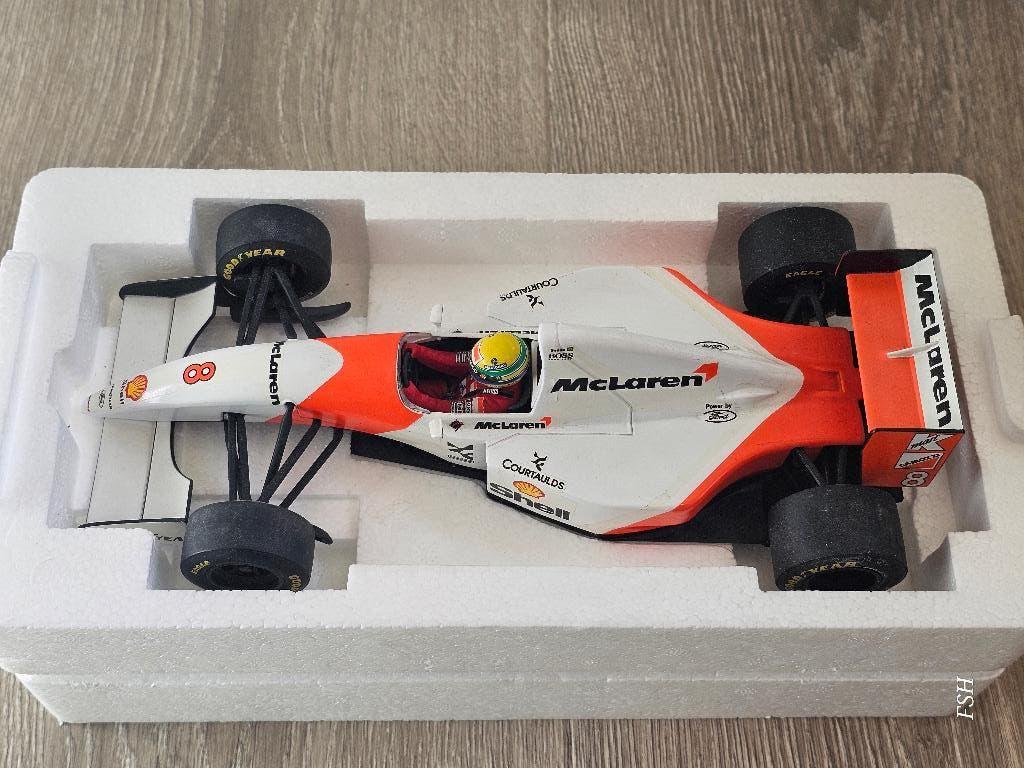 McLaren Ford MP4-8, Ayrton Senna # 8, 1993. Minichamps., Ophalen of Verzenden, Zo goed als nieuw, Auto, MiniChamps