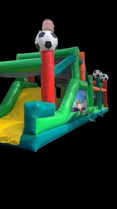 Te koop mooie nieuwe stormbaan voetbal 14x3,8 meter, Ophalen of Verzenden, Nieuw, Verjaardag