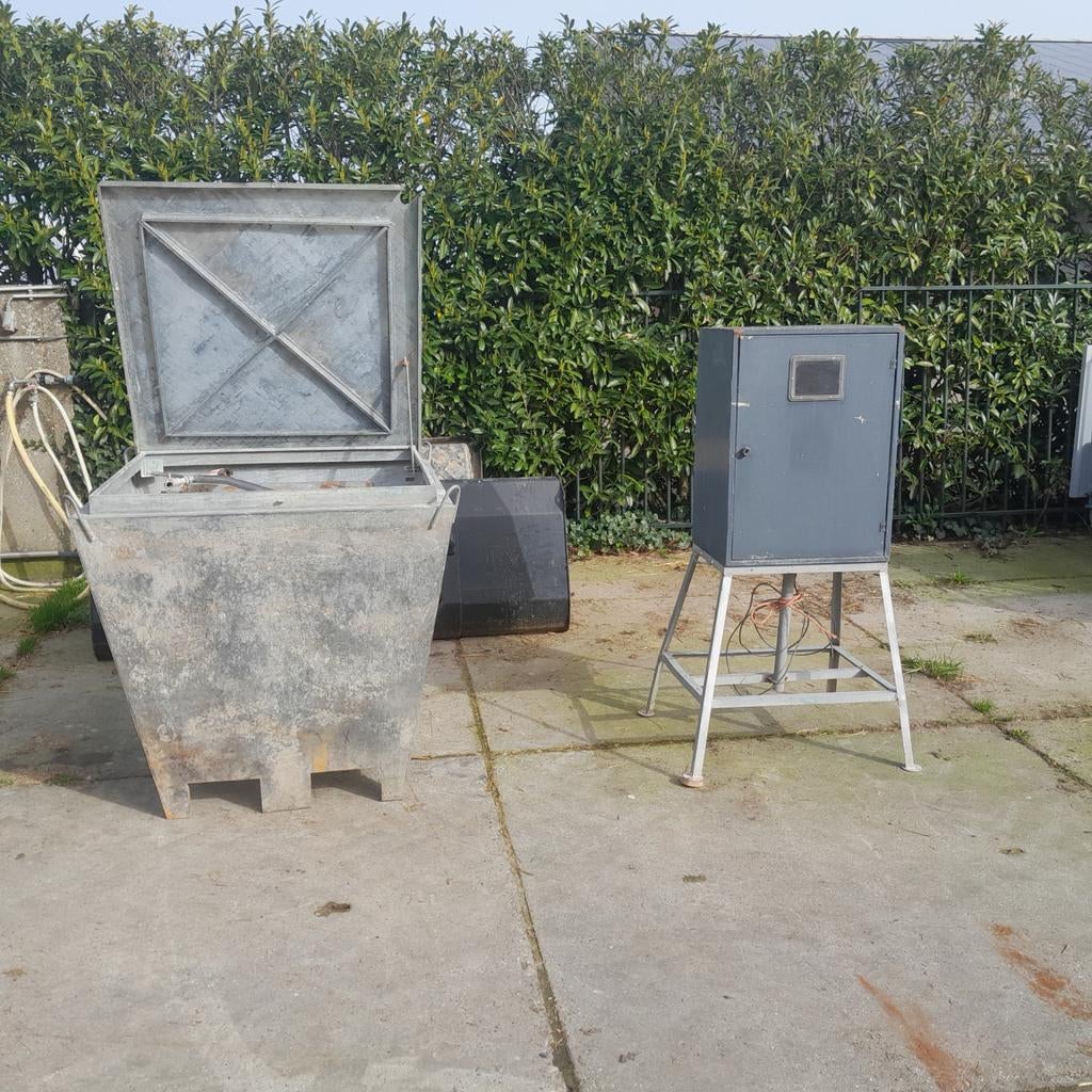 Bouwstroomkast en waterput voor tijdelijke aansluitingen, Ophalen of Verzenden