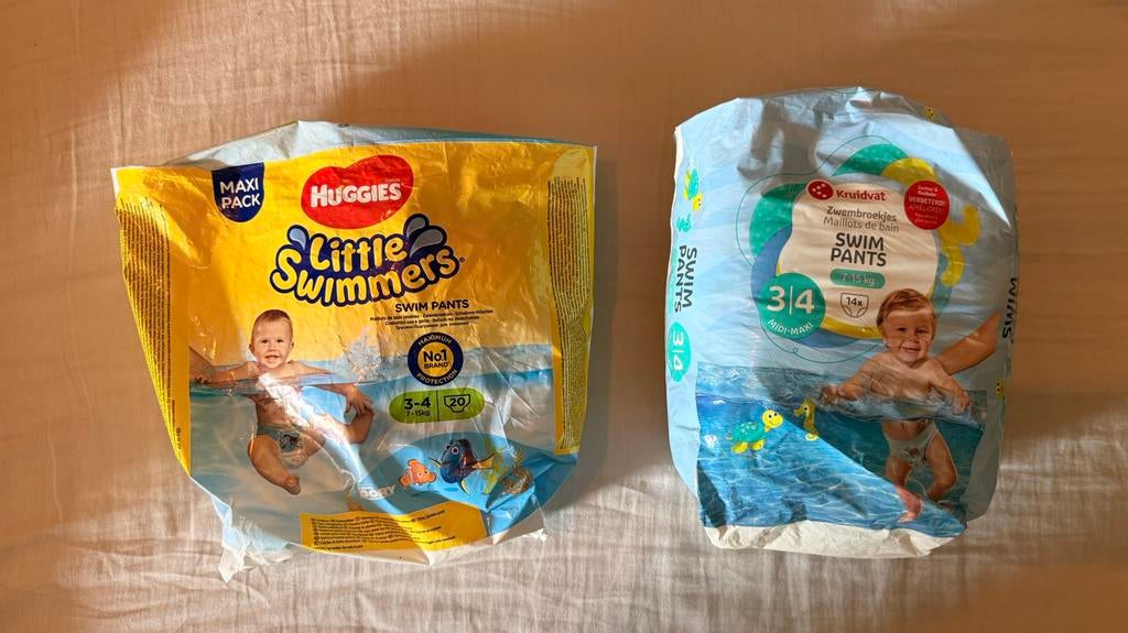 Zwemluiers kruidvat, huggies en babywell, Kinderen en Baby's, Babykleding | Baby-zwemkleding, Ophalen of Verzenden, Nieuw, Jongetje of Meisje