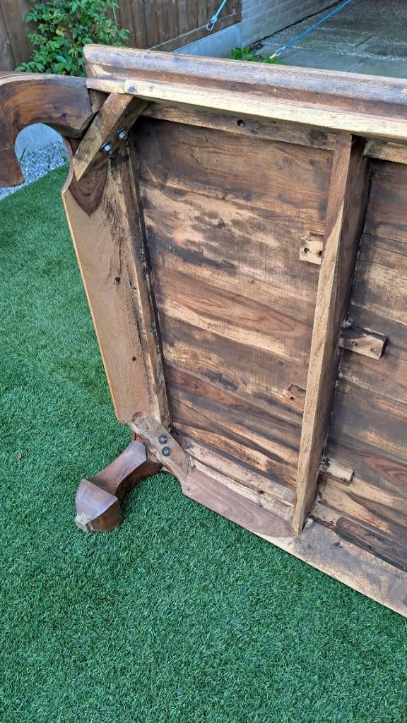 Opium tafel, 100 tot 150 cm, Vierkant, Zo goed als nieuw, Minder dan 50 cm