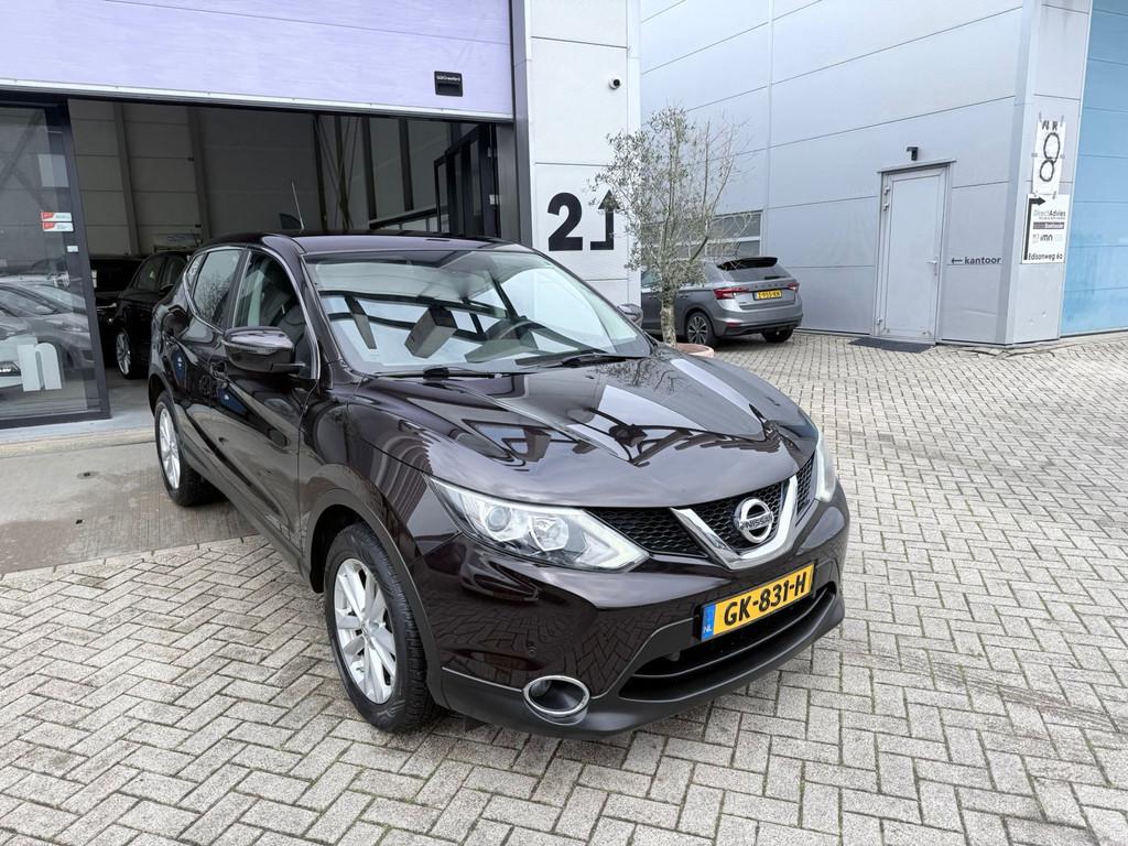 Nissan Qashqai 1.2 Acenta 2E EIG! NAP! DEALER! INRUIL MOGELI, Voorwielaandrijving, Stof, Gebruikt, 116 pk