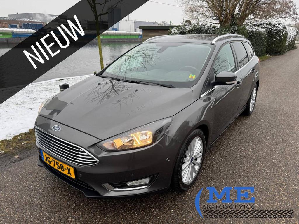Ford Focus Wagon - 1.0 Titanium|PDC|Trekhaak|, 125 pk, Gebruikt, Euro 6, Handgeschakeld
