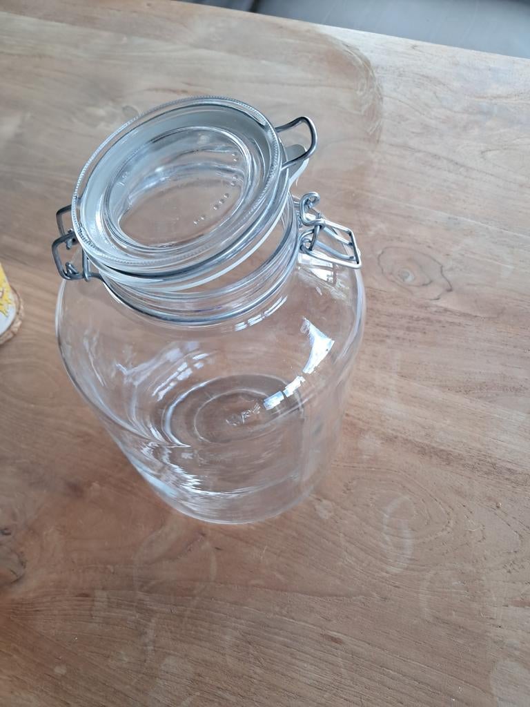 Grote weckpot, Ophalen of Verzenden, Glas, Overige stijlen, Glas of Glazen