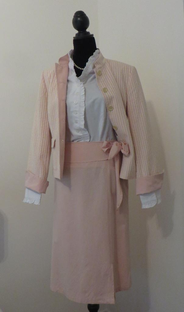 THE BARN I Chique Pak (Jasje & Rok) I Maat 42 I Roze, Kleding | Dames, Kostuum of Pak, The Barn, Maat 42/44 (L), Ophalen of Verzenden