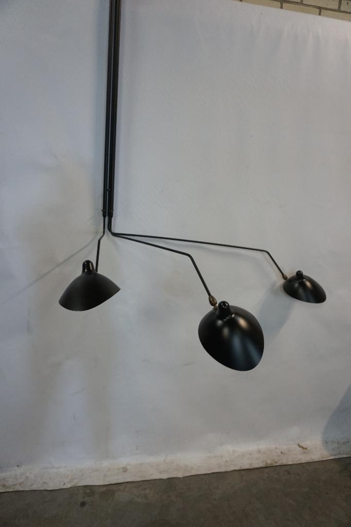 Grote hanglamp metalen kroonluchter plafondlamp, Ophalen, Gebruikt, Metaal, Industrieel