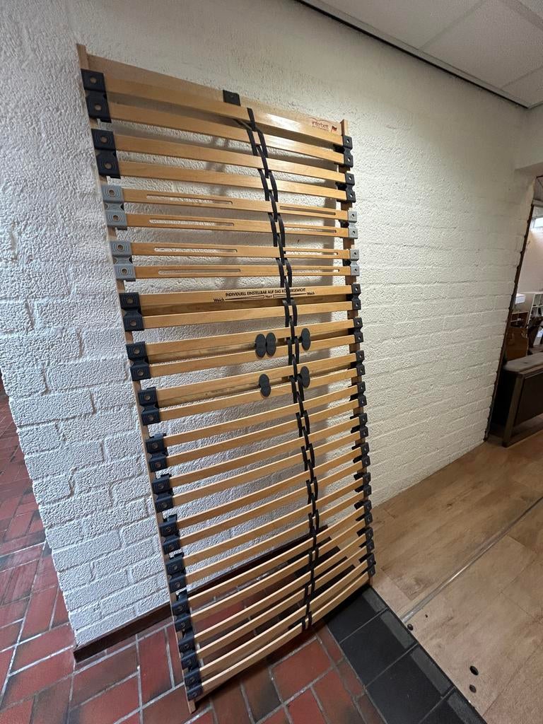 Twee Interbett lattenbodems 210x90cm - Zo goed als nieuw, Ophalen, 90 cm, Eenpersoons, 210 cm