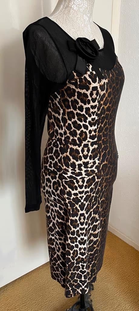 Juffrouw Jansen jurk maat 36/38, Kleding | Dames, Maat 38/40 (M), Zwart, Ophalen of Verzenden, Zo goed als nieuw